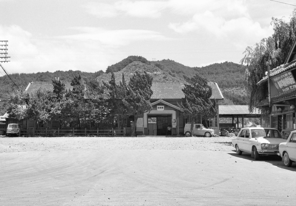 『日本国有鉄道鹿児島本線佐敷駅』 佐敷駅 1968.8