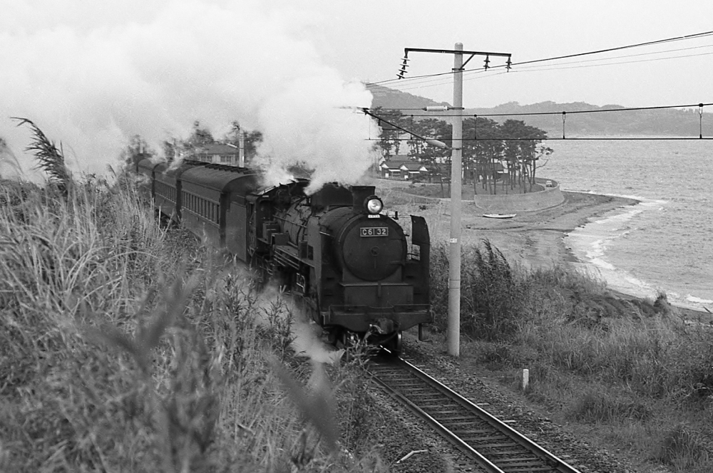 130列車 C6132 鹿児島本線阿久根 1970.3.25