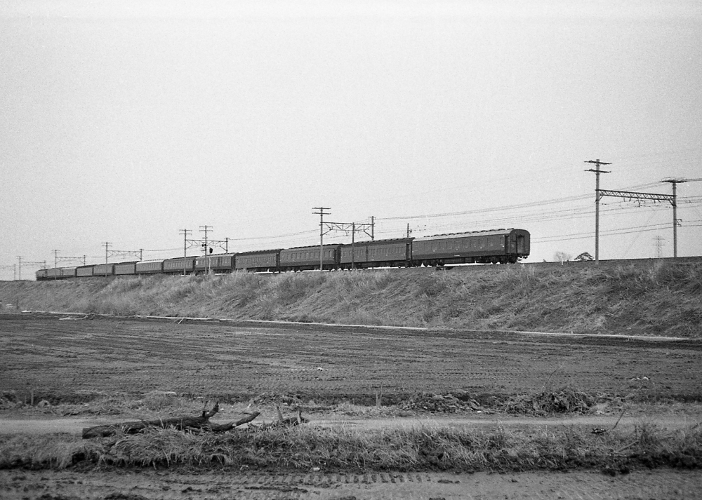 6032列車寝台急行ながさき その２ EF58 大垣 1969.3.2