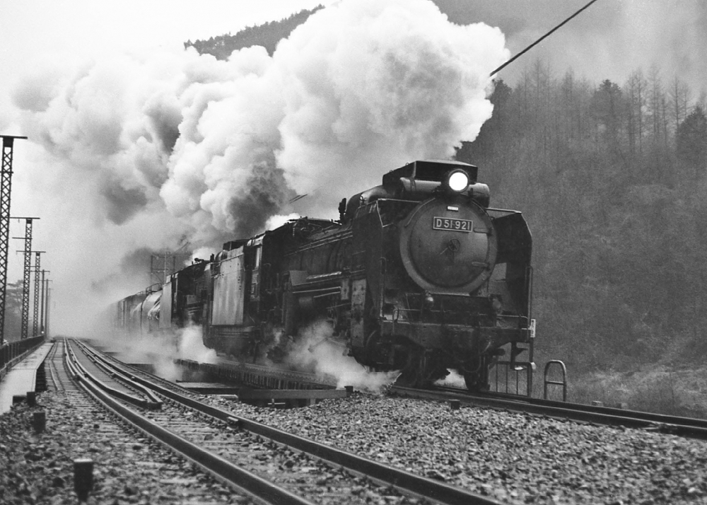 『鳥居峠越えの激闘』663列車 D51921+D51522 藪原 1971.12.25