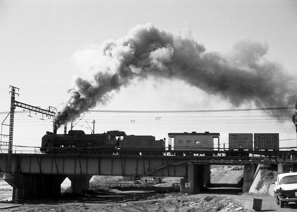 『伊吹下ろしの中を』 D51849 枇杷島 1968.11.17