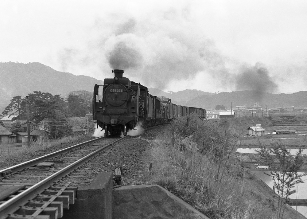 973列車 C58228 小浜線美浜 1971.5.2