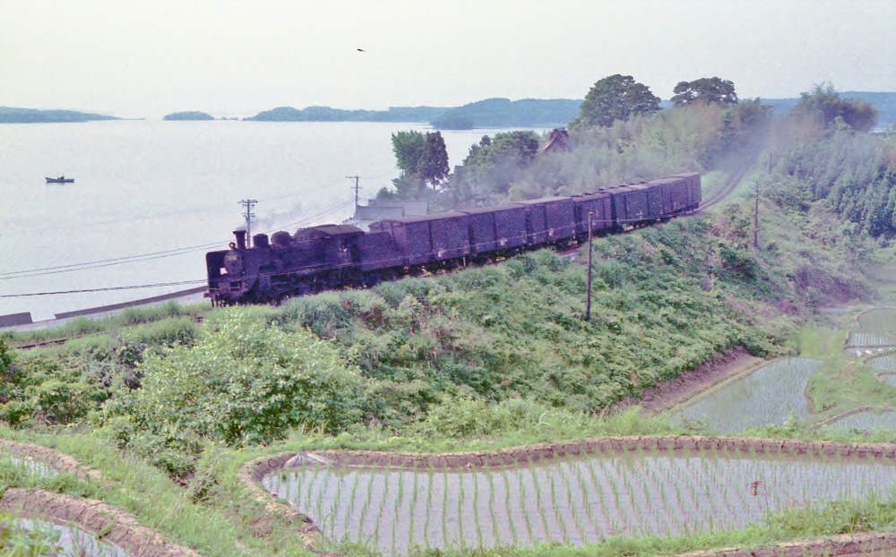『追憶の能登路』 161列車 C56159 七尾線西岸 1973.6.5