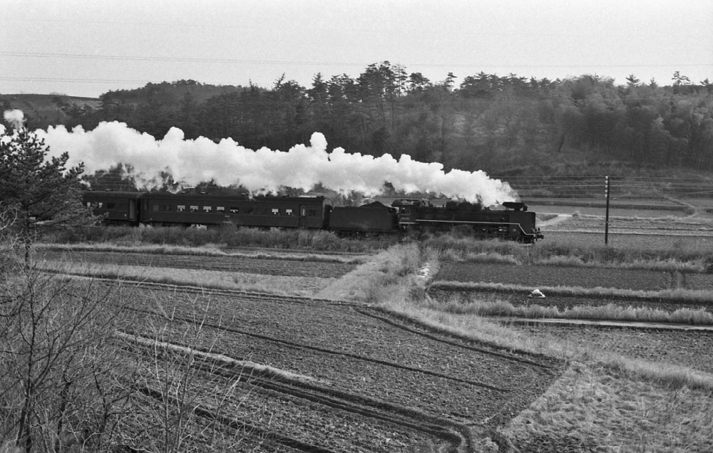 『伊勢の朝』 821列車 C57146 紀勢本線徳和 1972.3.22