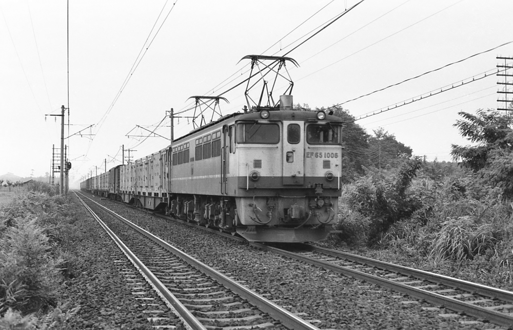 EF651006 東北本線野木 1971.8.14