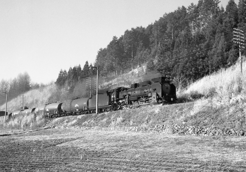 661列車 D51776 木曽平沢 1969.12.25