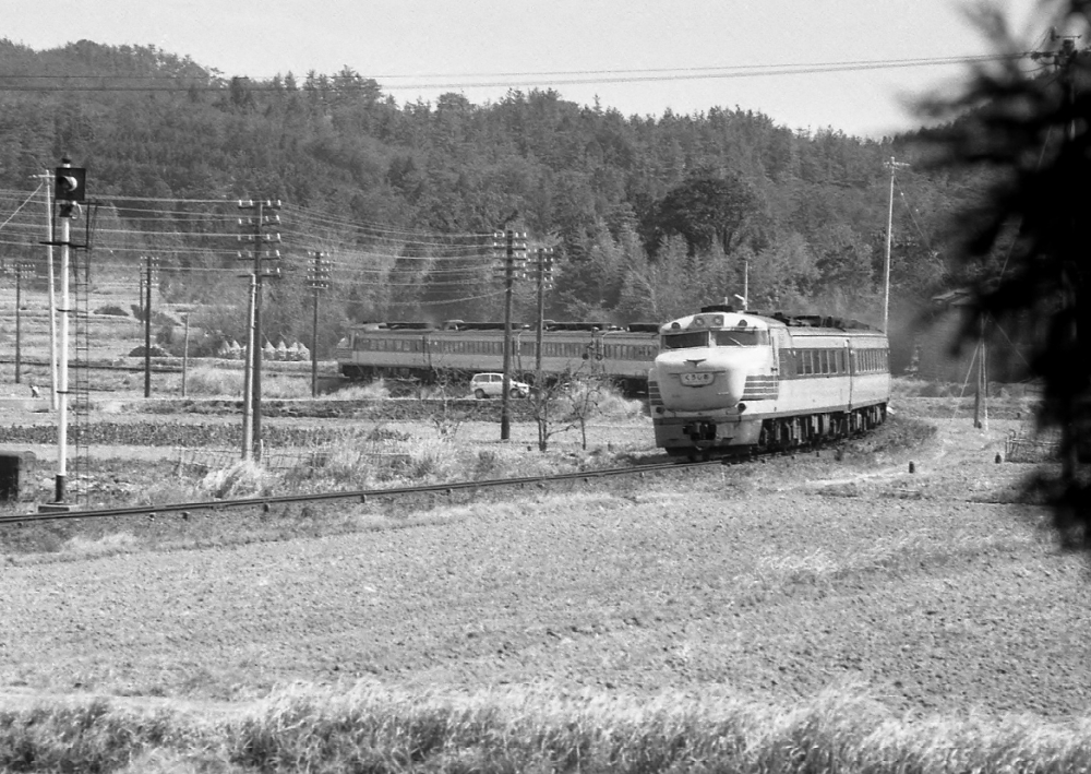 『紀勢本線を行く81系』 1Dくろしお4号 81系 多気 1973.3.27