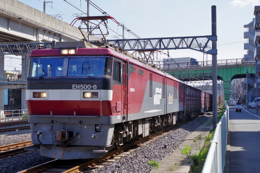 3055列車 EH500-8 東北本線東十条 2014.9.28