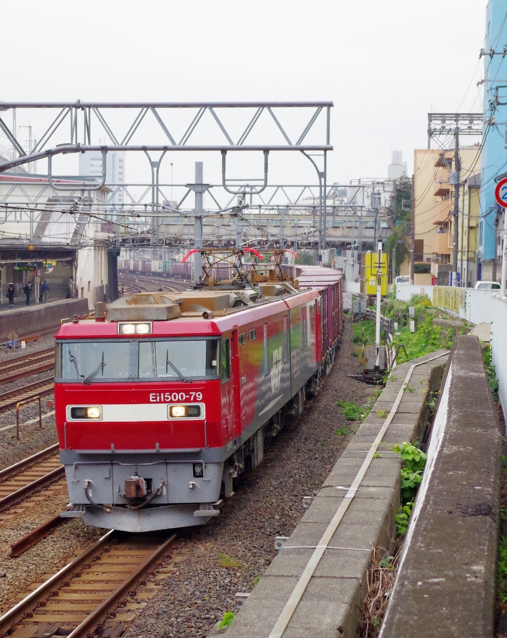 3055列車 EH500-79 東北本線東十条 2014.11.8