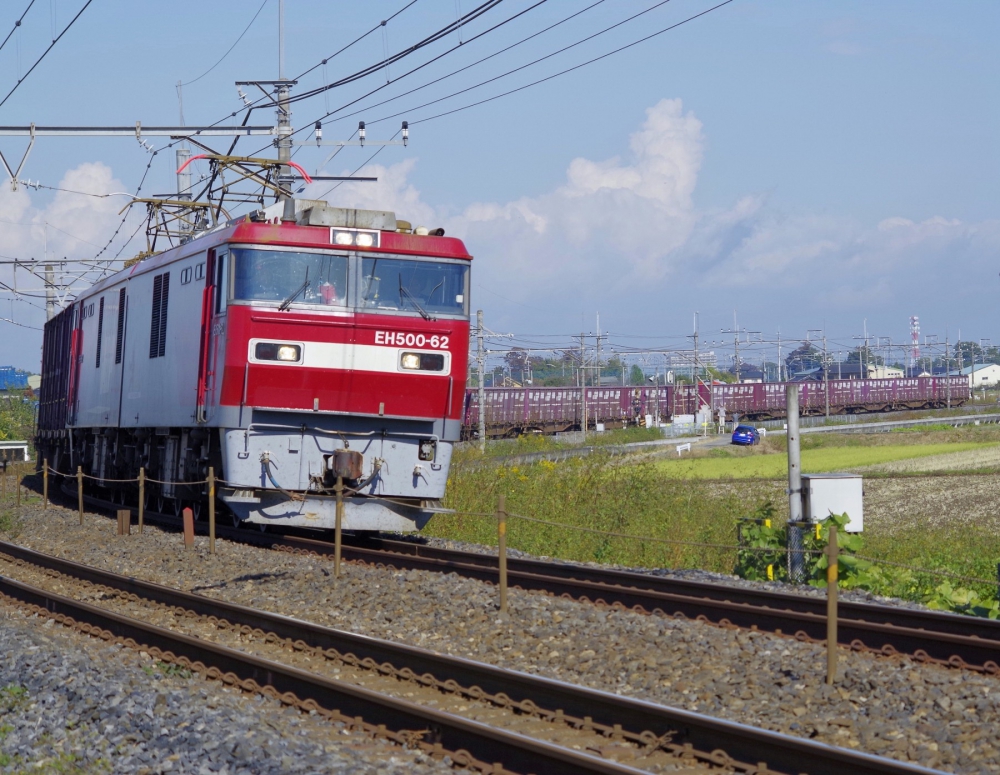 6096列車 EH500-62 東北本線栗橋 2015.11.3