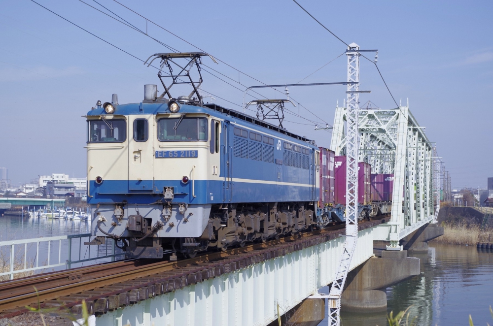 『さらば特急色PF2119』 1091列車 EF652119 新金線新小岩 2016.2.13