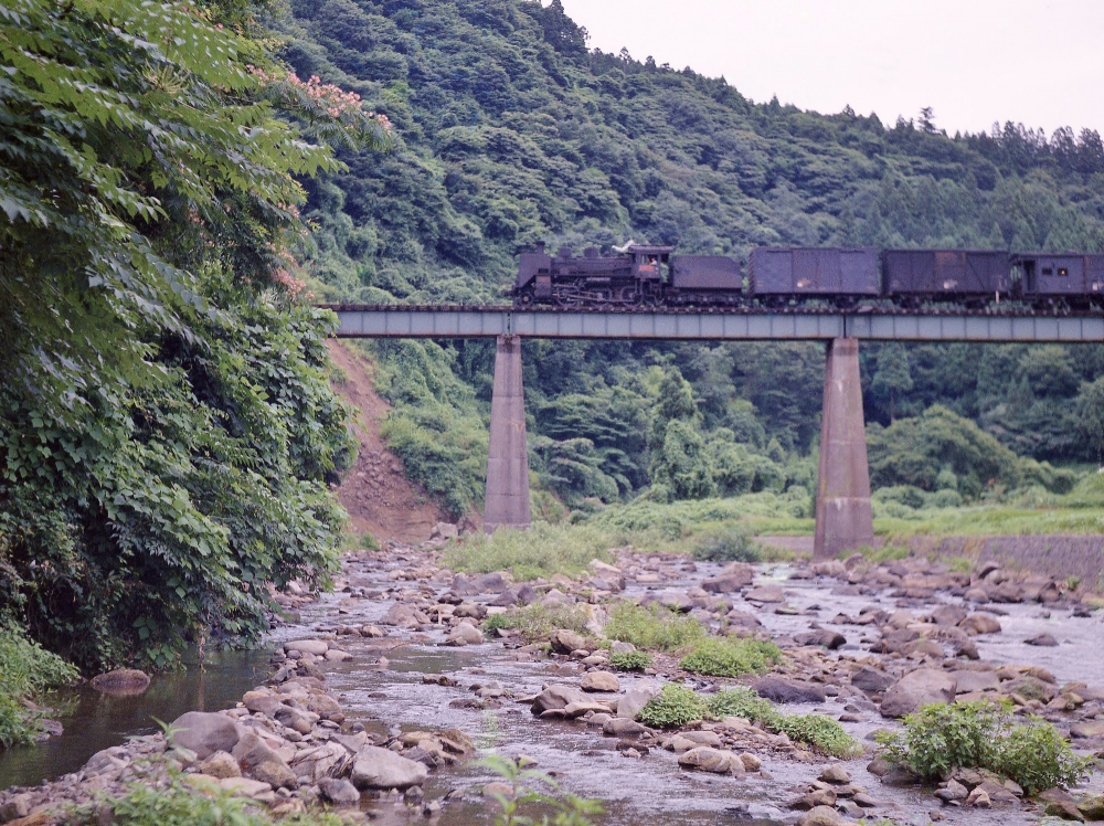 『奥能登を行く』 161列車 C56154 七尾線能登市ノ瀬 1970.8.3