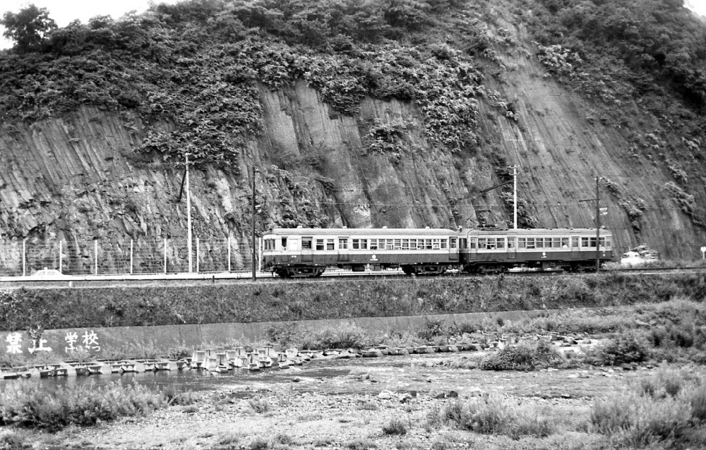 『津軽のローカル電車』 弘南鉄道 大鰐-宿川原 1971.8.12