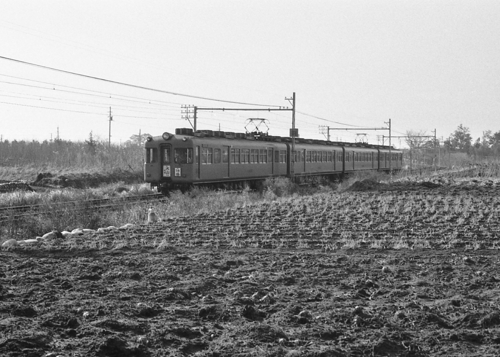 『赤い郊外特急』 5508ほか 柏森 1972.1.4