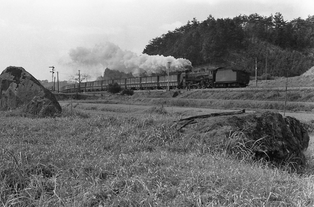 571列車 D51426 美祢線湯ノ峠 1970.3.23