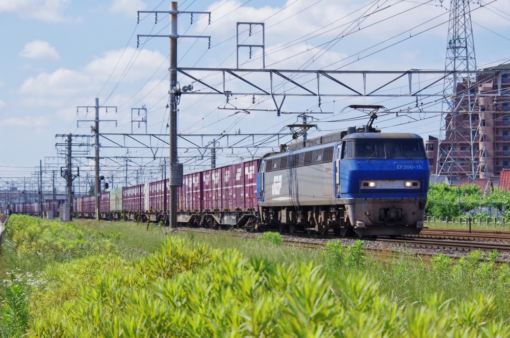 1071列車 EF200-15 清洲 2014.6.8