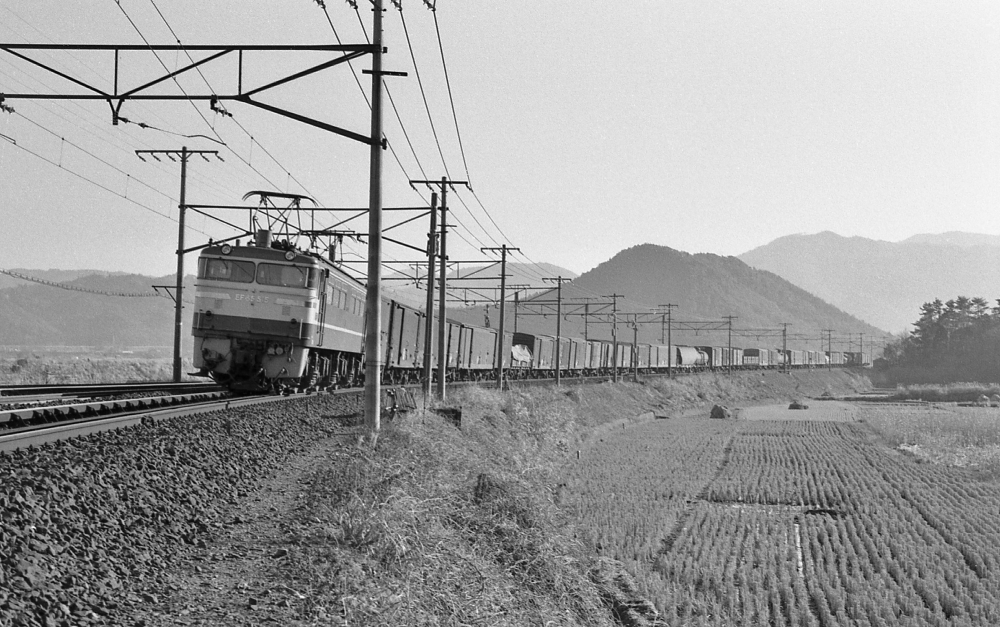 『500F驀進』 6467列車 EF65515 近江長岡 1971.12.29