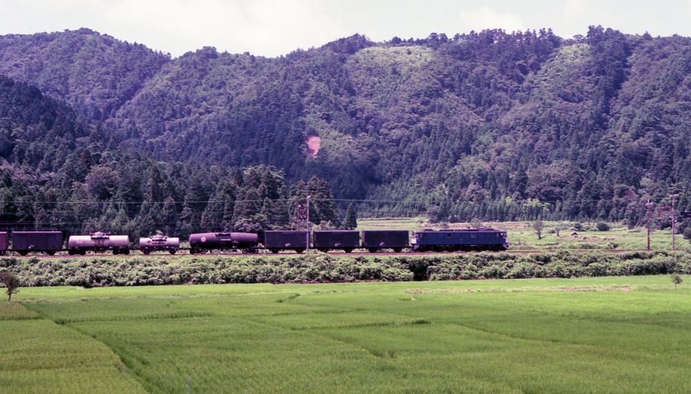 『楽しき車扱混載貨物』 2887列車 EF60 柏原 1976.8.11