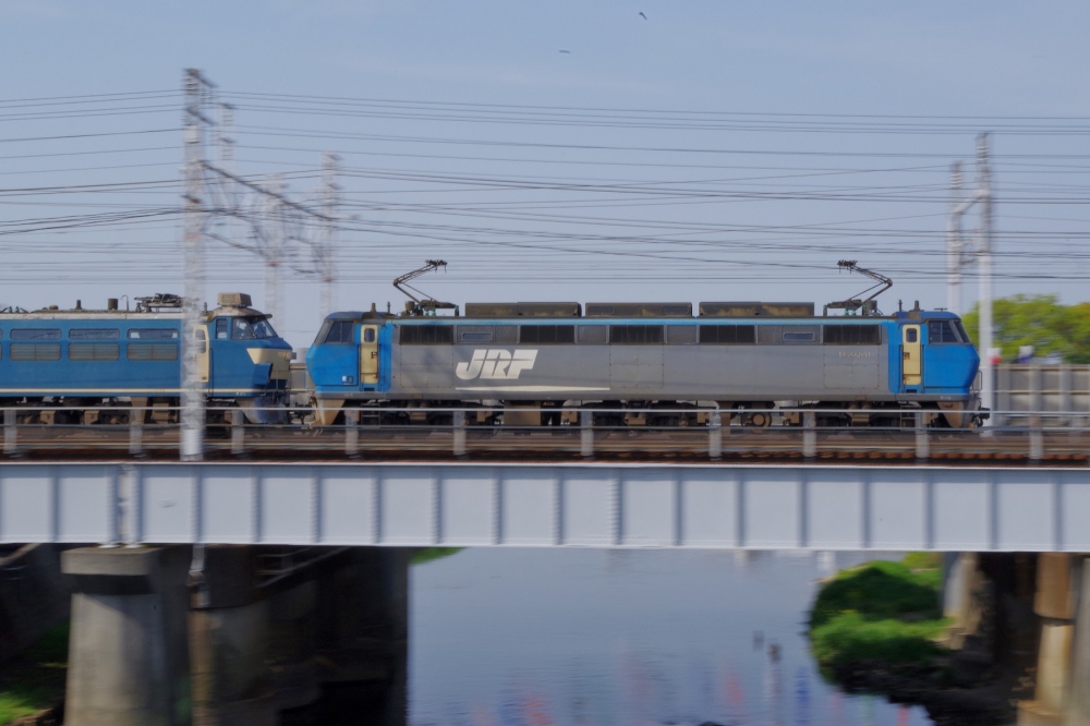 『水色クジラが行く』 1250列車 EF200-11+EF6621 清洲 2014.4.19