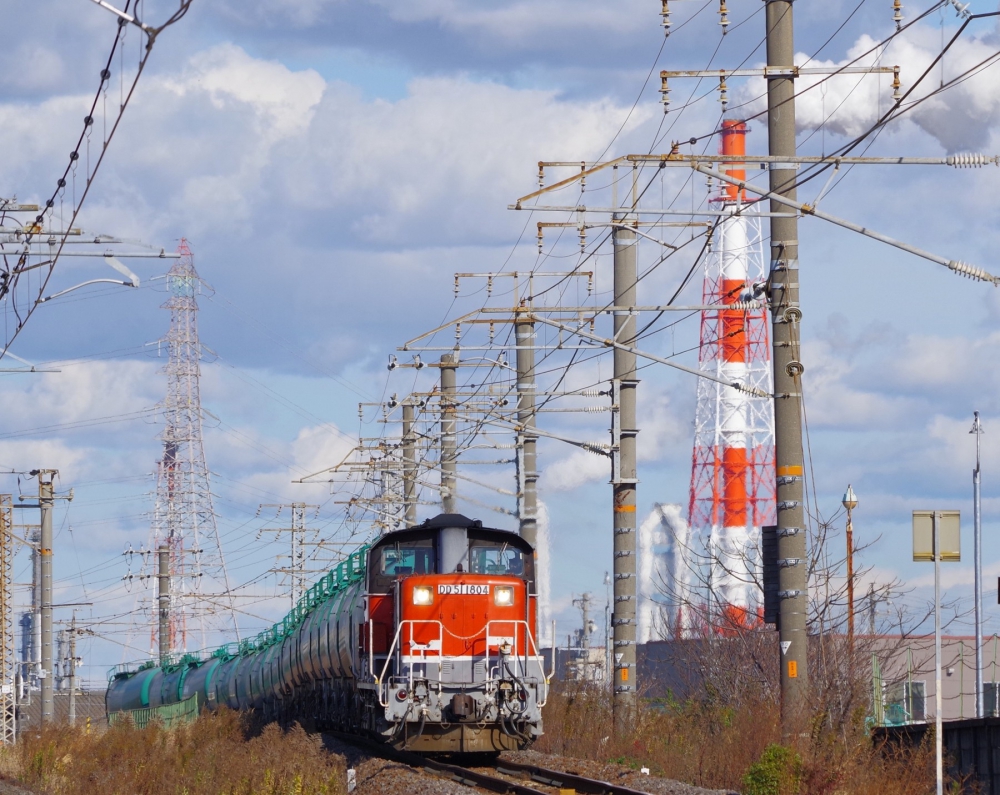 『四日市を行く』6079列車 DD511804 関西本線四日市 2020.1.10