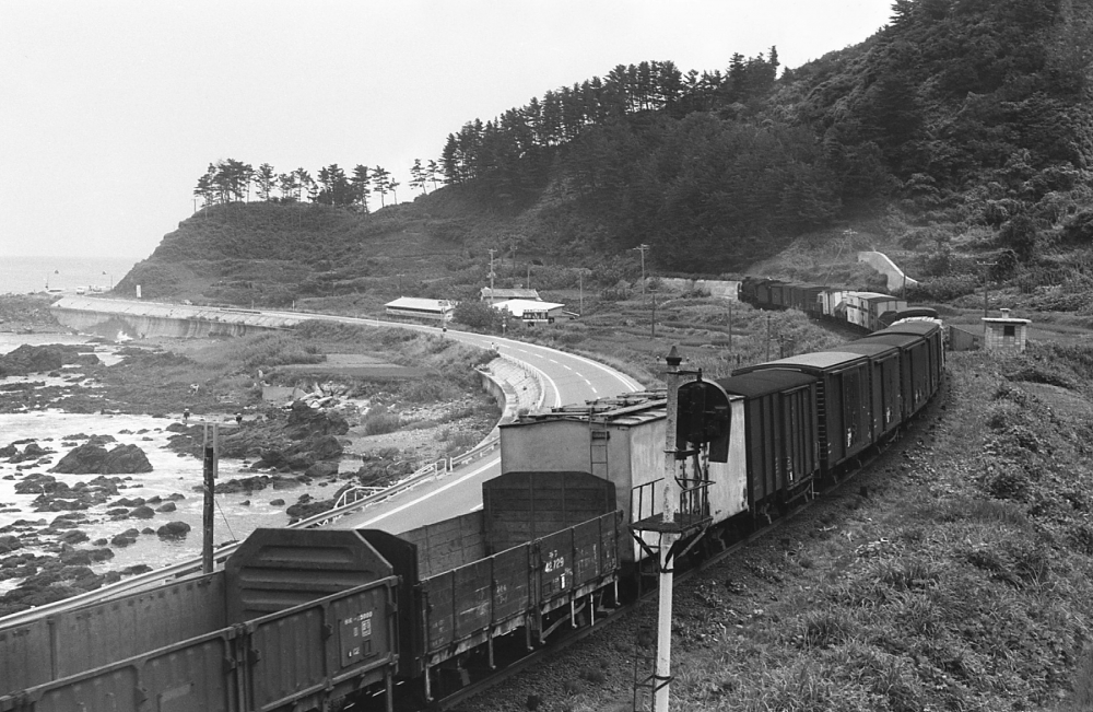 891列車（その２） D51512 羽越本線温海 1971.8.7