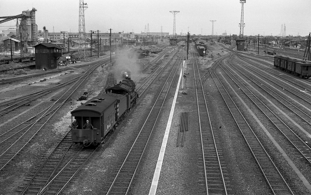 稲沢操車場入換風景その５ 9600 稲沢 1970.7.12