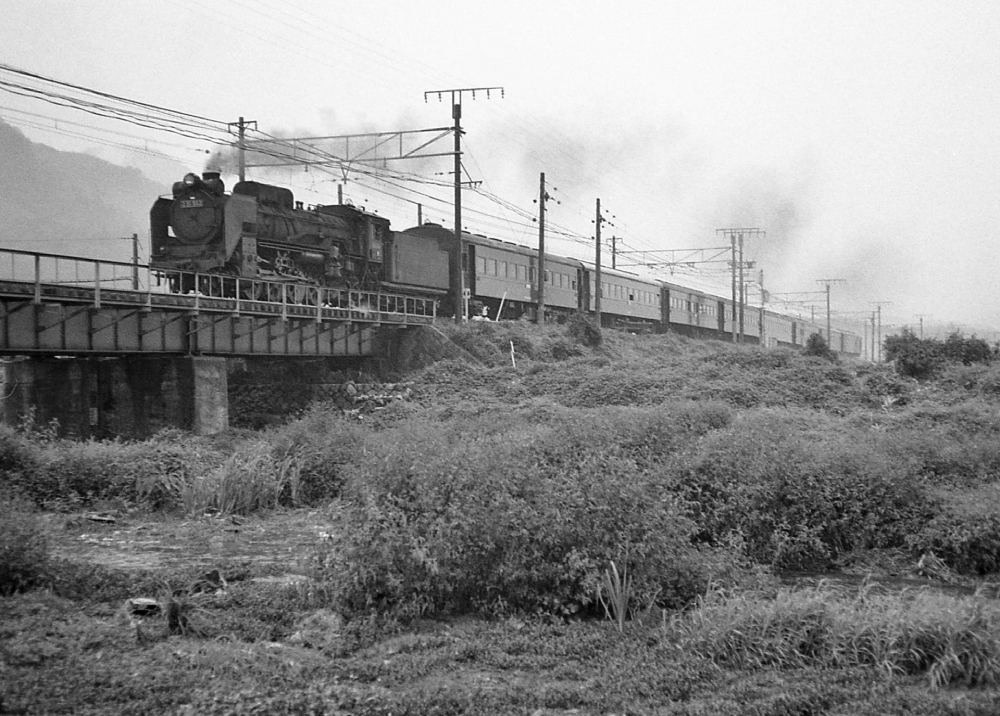 『デコイチ東海道本線を行く その6』 9436列車味覚の近江路めぐり号 D51903 醒ヶ井 1970.10.4