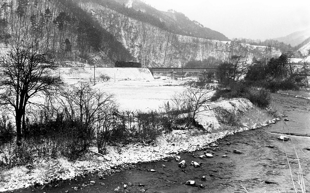 『木曾谷一人旅』8670列車 D51 藪原 1970.12.26