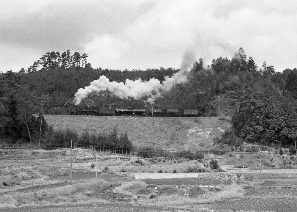 591列車 C58 信楽線貴生川 1973.3.26