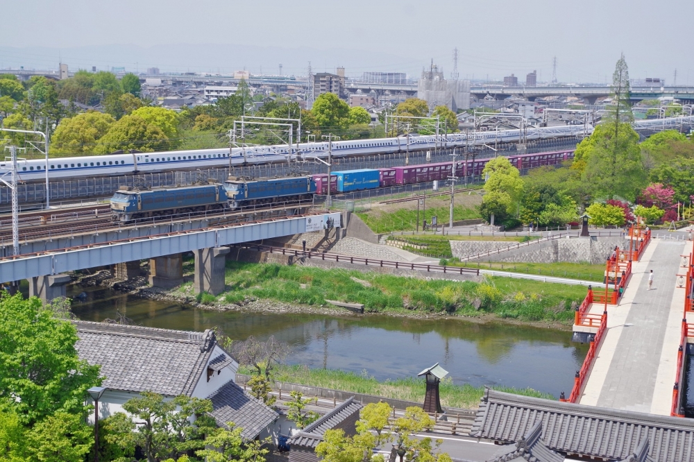 『ゼロロク重連が行く』3091列車 EF6624+21 清洲 2014.4.19