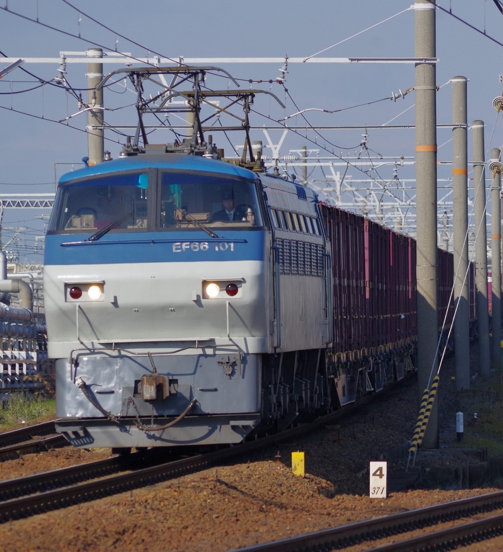 3091列車 EF66101 枇杷島 2014.12.29