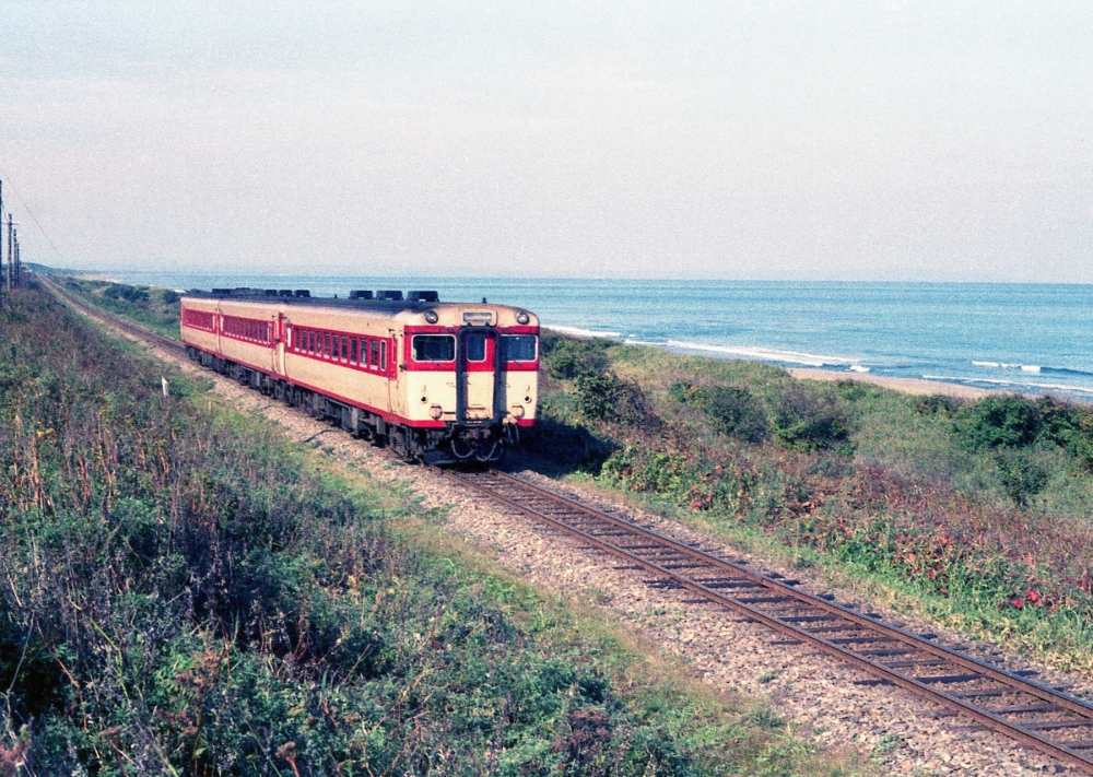 急行611Dしれとこ２号 キハ56系 釧網本線斜里 1973.10.7