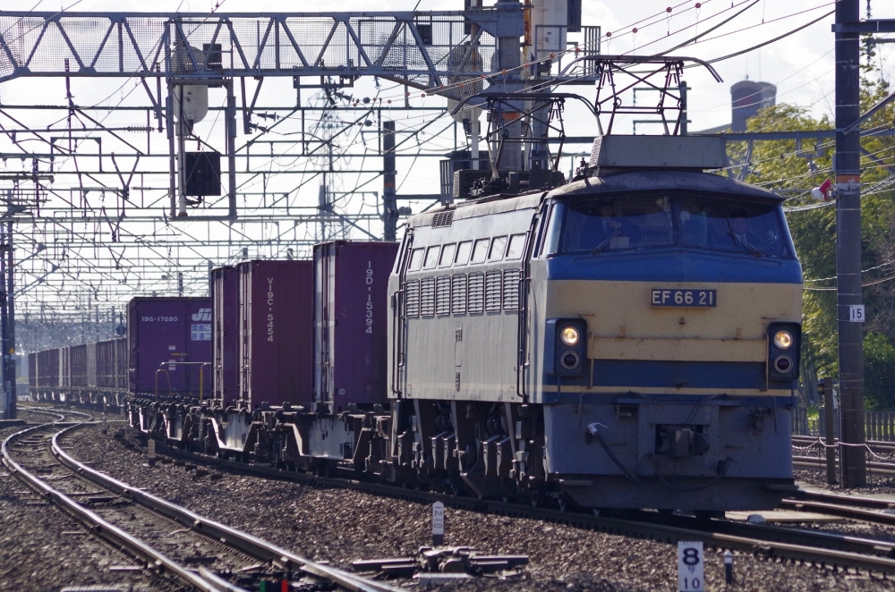 『稲沢貨物駅進入』5071列車 EF6621 稲沢 2016.1.15